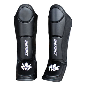 Protection de tibia en cuir synthétique haut de gamme personnalisée en gros, durable, pour le kick-boxing et l'entraînement MMA, équipement de Muay Thai - Product Image 1
