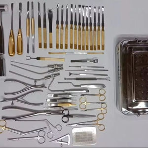 Ensemble d'instruments de rhinoplastie 50 pièces Kit de chirurgie plastique en acier inoxydable allemand outils chirurgicaux approuvés CE de haute qualité - Product Image 4