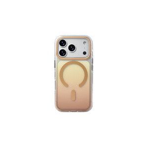 Coque en silicone transparente dégradée compatible MagSafe pour iPhone 17 Pro, série MSRA Toros, rose électroplaqué A17/A53 - Product Image 5