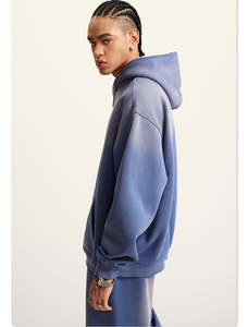 Conjunto de Sudadera y Pantalones Deportivos Estilo Acid Wash OEM 2026, Ligeros, 100% Algodón - Product Image 2