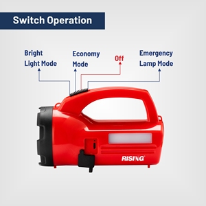 ไฟฉาย LED ชาร์จไฟได้2200mAh 5W SMD LED Type-C USB ABS ก่อสร้าง3โหมดพร้อมไฟส่องสว่างที่แข็งแกร่ง - Product Image 4