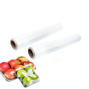 Wholesale Food Wrap Cling Film 9 20 Micron LLDPE Stretch Film Food Contact Vietnam Top 3 Manufacturer With Best Price OEM