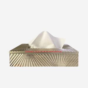 Distributeur de serviettes rectangulaire en métal, design moderne, fait à la main, support organisateur de papier hygiénique en cuivre unique, prix d'usine - Product Image 2