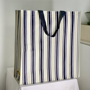 Wholesale Biodegradable Eco Friendly Reusable Letter Pattern Non Woven Fabric Medium Size PP Webbing Handles Shopping <b>Bag</b> <b>Gift</b> - Product Image 1
