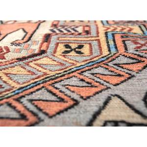 Alfombra Kiaan de Lana y Seda Anudada a Mano Pae-5267 con Estampado Animal Rojo y Naranja para Decoración de Sala de Estar, Tamaño 9x12 - Product Image 3