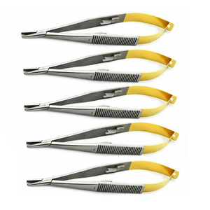 TC Castroviejor Aguja Holde7 "Fórceps Acero Inoxidable Recto Micro Cirugía Portaagujas Instrumentos Dentales Quirúrgicos - Product Image 1