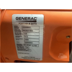 Nouveau Générateur à Essence 2018 Generac IQ2000, Alimentation Portable pour la Réparation d'Équipements de Construction et le Fonctionnement sur Chantier - Product Image 2