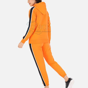 Nuevo Estilo de Trajes Deportivos de Invierno para Mujer, Transpirables, con Capucha, Casuales, de Poliéster/Algodón, Ligeros, Servicio OEM, Personalizables - Product Image 4