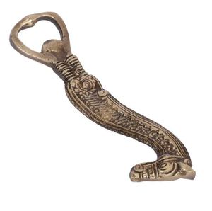 Ouvre-bouteille en laiton AK hippocampe en laiton fini antique au prix de gros pour les accents de bar/vaisselle - Product Image 2