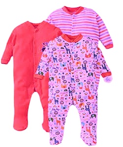 Mamelucos de bebé de algodón orgánico 100% al por mayor diseño impreso personalizado para recién nacidos unisex estilo casual con cierre de cremallera para la primavera - Product Image 5