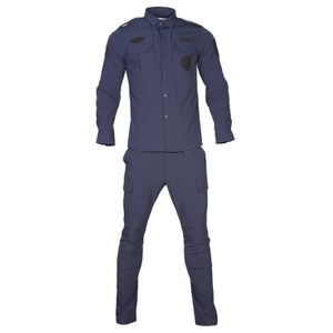 Personnalisé de haute qualité 100% polyester gris garde de sécurité uniforme unisexe à manches longues conception pour les hommes - Product Image 2