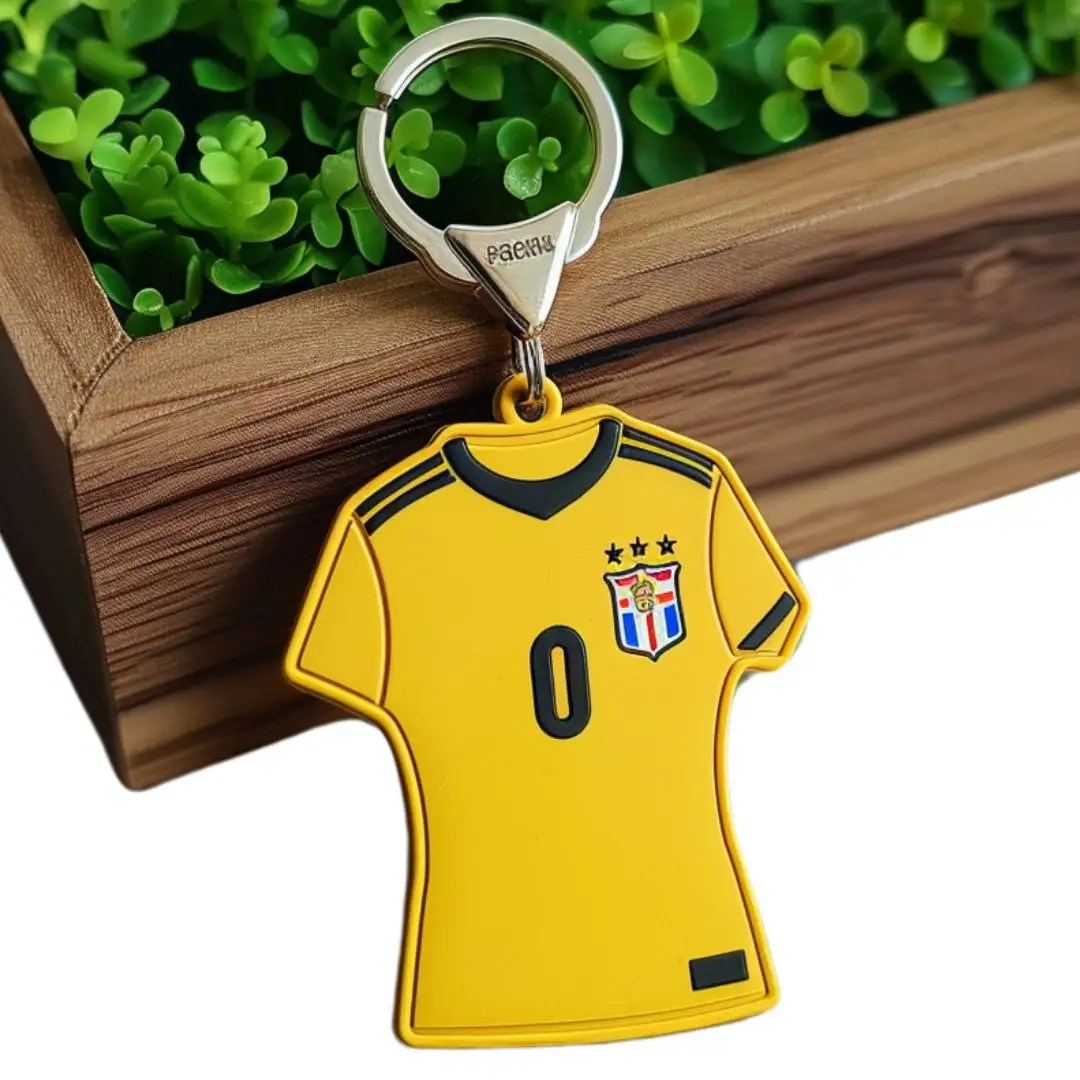 Tùy chỉnh bóng đá Jersey Keychain Logo