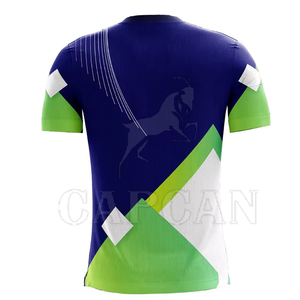 T-shirts à séchage rapide coupe ajustée pour hommes à prix raisonnable Design personnalisable Respirant pour une utilisation par sublimation uniquement - Product Image 6