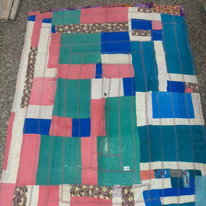 Sostenible cosido a mano 100% algodón hecho a mano Reversible Kantha tradicional Vintage hecho a mano Boho Chic decoración del hogar Kantha - Product Image 1