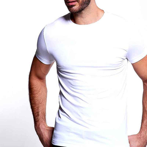 Venta al por mayor de secado rápido de poliéster deportes camiseta logotipo personalizado impreso Casual suelta Fitness Running Jersey patrón sólido - Product Image 3