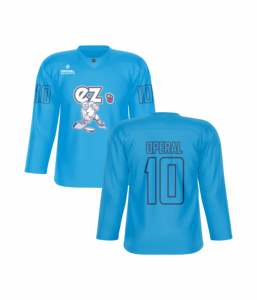 ชุดกีฬาฮอกกี้น้ำแข็งย้อนยุค เสื้อฮอกกี้น้ำแข็งสีดำ ชุดทีม ฮอกกี้น้ำแข็งแบบสั่งทำพิเศษ พิมพ์ลายแบบระเหิด - Product Image 4