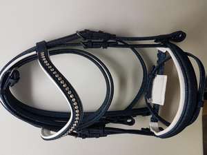 Bride de cheval en PVC et cuir véritable durable avec licou en corde au design personnalisé, approvisionnement en gros à un prix abordable à l'exportation - Product Image 6