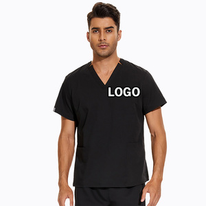 ชุดเครื่องแบบโรงพยาบาลผ้าเรยอนสแปนเด็กซ์ระบายอากาศชุดเสื้อแจ็กเก็ตสครับพิมพ์ลายเสื้อแจ็กเก็ตสำหรับพยาบาลสั่งติดฉลากตามต้องการ - Product Image 4