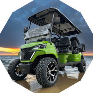 Chariots de golf électriques de chasse modernes et bon marché 7500W de qualité supérieure 6 places 4X4 - Product Image 2