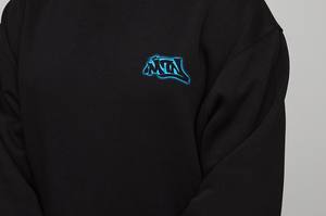 Sweat à capuche d'hiver imprimé Design arrière 100% coton épais pull d'hiver Logo personnalisé imprimé unisexe - Product Image 5