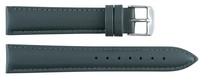 Bracelet de montre intelligente unisexe 669 gris foncé en cuir véritable de luxe, réglable, étanche, respirant, avec boucle en acier inoxydable, souple et durable