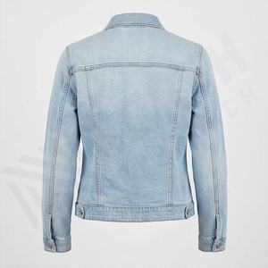 Vente en gros de nouvelles vestes en jean pour femmes, vêtements d'hiver à la mode, manteaux pour femmes, tendance de la mode, vêtements décontractés, couleur personnalisée - Product Image 2