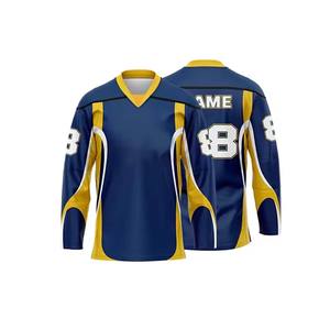 Jersey de hockey sobre hielo, camisas bordadas, uniforme cosido, Jersey de ropa alternativa para el hogar - Product Image 1