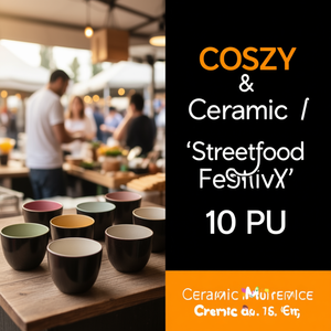 COSY & TRENDY 'Streetfood Festival' <b>Ceramic</b> <b>Mug</b> 10 PU - Product Image 3