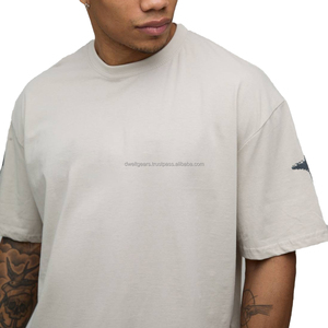 T-shirt pour homme 100% coton à manches longues, impression numérique, décontracté, prix d'usine OEM ODM, séchage rapide et respirant - Product Image 2