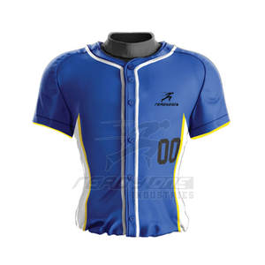 Ensemble de maillot et uniforme de baseball respirant avec patch brodé, conception entièrement personnalisée, uniforme de baseball robuste, coudes à double épaisseur - Product Image 6