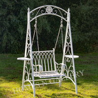 Balançoire de jardin en métal de haute qualité, design antique, finition neuve, pour banc 3 places, à prix avantageux, provenant d'exportateurs indiens