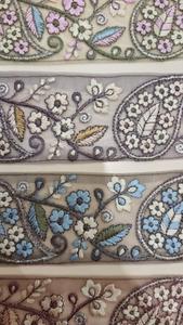 Custom Made Eco-Friendly 100% Cotton Embroidered Lace for Sewing Scrapbooking Decor & Fashion Projects - Product Image 3