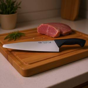 Cuchillo de Cocina Skin Nero E Cromo 304228 Inox de 28 cm, Cuchillo para Deshuesar, para Cocinar y Hornear - Product Image 3