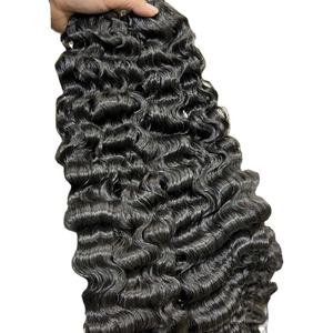 Bundles de cheveux bouclés birmans Offre Spéciale Kinky Curly Deep Curly Jerry Curly Cheveux humains vierges indiens Cheveux vietnamiens - Product Image 5