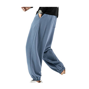 กางเกงวิ่งกางเกงกีฬาวิ่งกลางแจ้งลำลองสำหรับผู้ชายกางเกงโอเวอร์ไซส์ปักลายสำหรับฤดูหนาว - Product Image 2