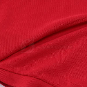 เสื้อยืดสำหรับผู้ชายผ้าถักแบบธรรมดาใส่ได้พอดีตัวสั้นสีพื้นแห้งเร็วฤดูร้อน - Product Image 3