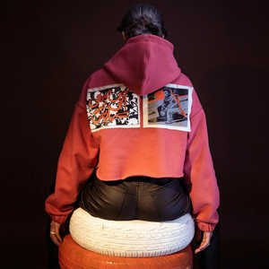 Femmes Crop Top Tricoté Hoodies All Season Fashion Stylish Comfortable Casual Streetwear Trendy Outfit - Product Image 4