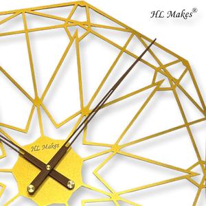 Wall <b>Clock</b> <b>Modern</b> Living Room, Big Size Unique Design Wall <b>Clock</b> Decorative New Design Metal Wall <b>Clock</b> - Product Image 2