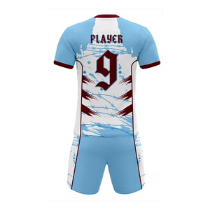 Camisetas de fútbol Uniformes Color sólido Transpirable Ligero 100% Poliéster Colores personalizados Secado rápido - Product Image 3