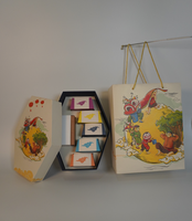 Pochette pour gâteau de lune en papier kraft artisanal de qualité supérieure, avec logo personnalisé en feuille d'or, biodégradable et recyclable, taille sur mesure