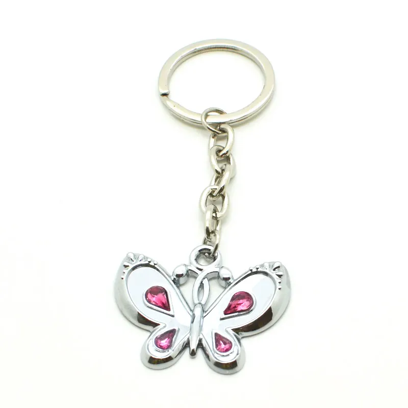 Lovely Strawberry And Rabbit Key Chains 2/3D Free Design Your Own Logo Or Pattern For Metal Keychain