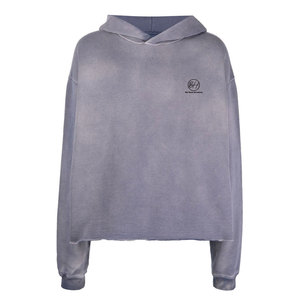 Sweats à capuche en tissu respirant de couleur unie pour hommes, lavage à l'acide, design personnalisé, utilisation en extérieur, sweats à capuche surdimensionnés pour hommes, lavage à l'acide - Product Image 1