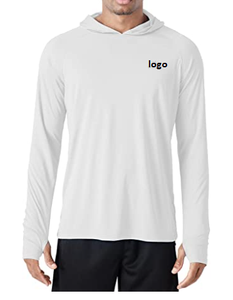 เสื้อฮูดป้องกันแสงแดด UPF 50 + สำหรับผู้ชาย,เสื้อสำหรับใส่ตกปลากลางแจ้งน้ำหนักเบาผ้าโพลีเอสเตอร์100% นำเข้าเครื่องซักผ้า - Product Image 6