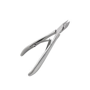 Coupe-ongles en acier inoxydable allemand à long manche, lames tranchantes et durables Coupe-ongles à cuticules pour la beauté avec logo - Product Image 3