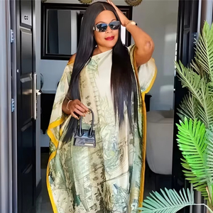 กระโปรงยาวพิมพ์ลายดอกไม้, ใหม่ฤดูร้อน2025กระโปรงยาวแบบลำลองมาเลย์เซียชุดมุสลิมมุสลิมสำหรับฤดูใบไม้ร่วง - Product Image 2