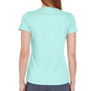T-shirts élégants pour femmes col rond col en V haut court léger 100% coton confortable mode décontracté vêtements d'été - Product Image 6