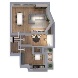 Sistema HVAC Doméstico de Plenum Ductado con Unidad de Control de Persianas Motorizadas Wi-Fi de 3 Zonas e Interfaz Siemens - Product Image 2