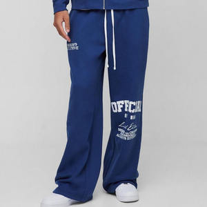 New Arrival Custom Logo Official Print <b>Oversized</b> Boxy Hoodie Zipper Sweatpants Sustainable Jogger Set & <b>Cargo</b> <b>Pant</b> Tracksuit - Product Image 6