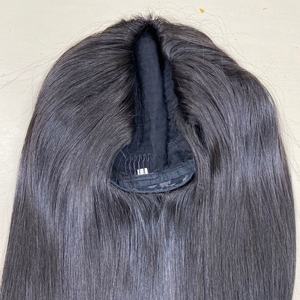 Pelucas de cabello humano Remy de 30 pulgadas, extensiones de doble estiramiento, con cutícula, venta al por mayor, de Vietnam - Product Image 1