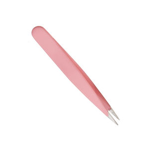 Pinzas para Pestañas con Recubrimiento de Papel Rosa, Punta Puntiaguda, Metal, Acero, Pedicura, Pinzas para Pestañas para Mujeres y Hombres - Product Image 4